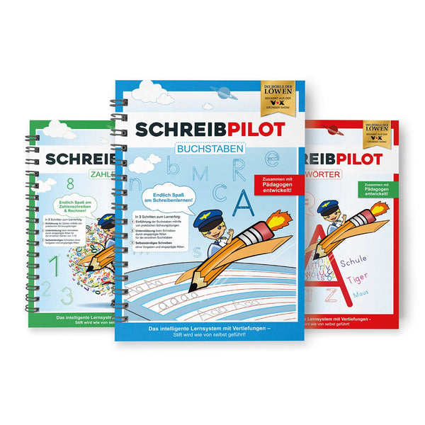 3er-Set - Buchstaben, Zahlen & Wörter in Set-Verpackung