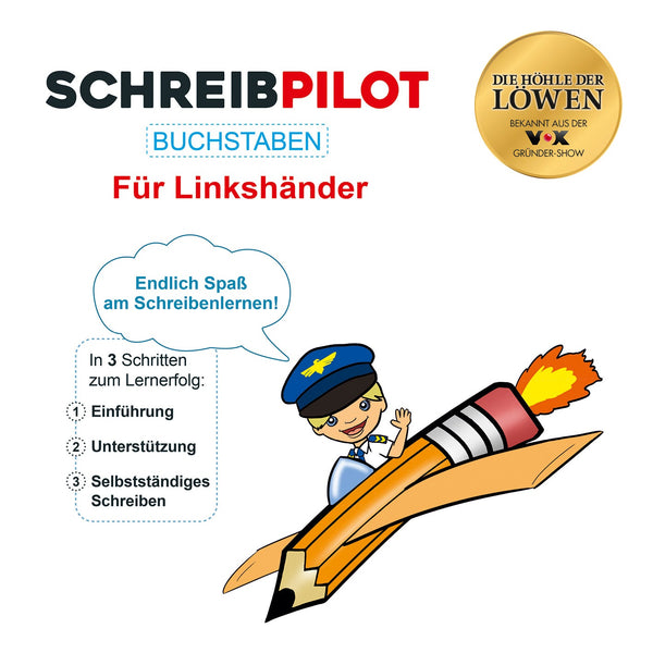 Buchstaben-Heft für Linkshänder